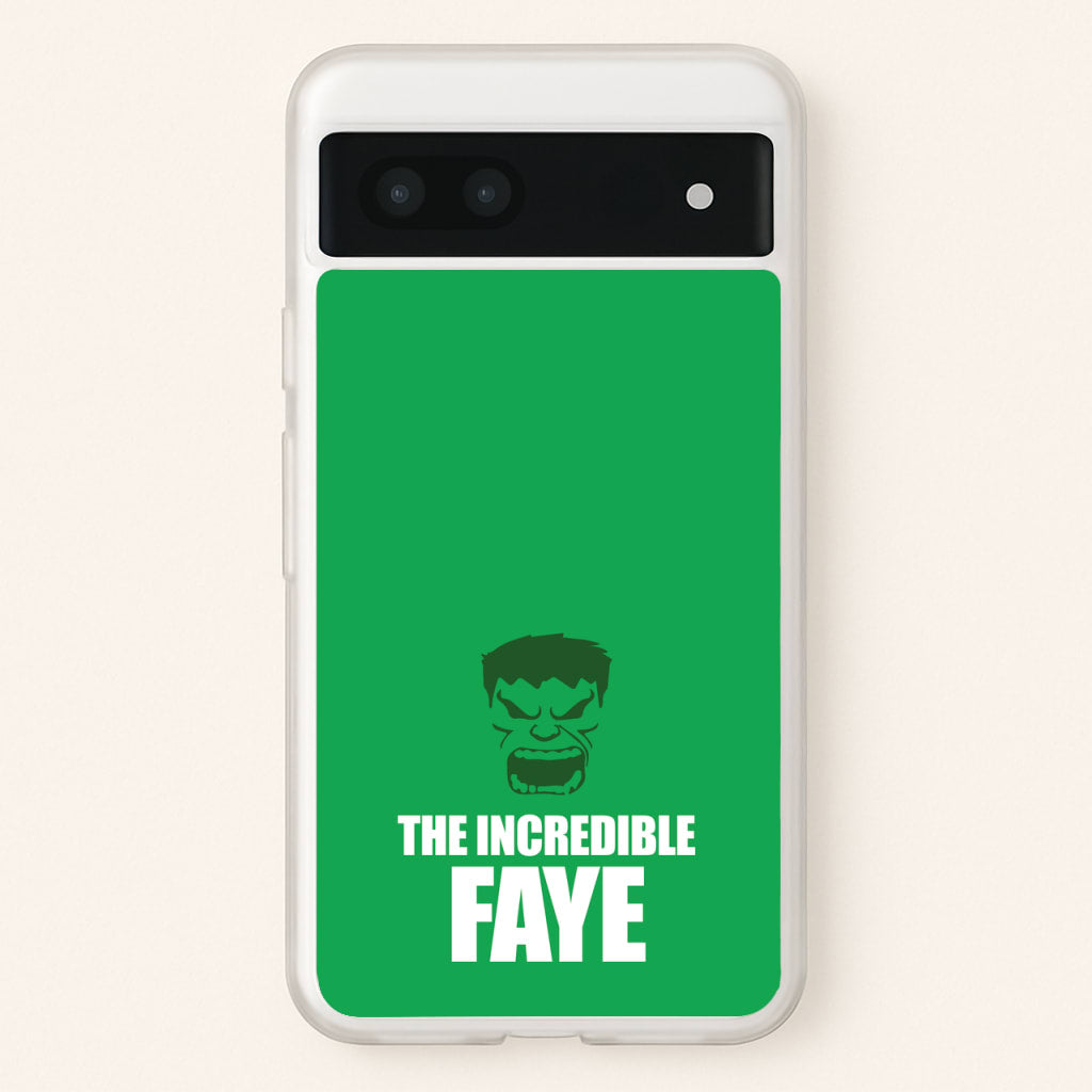 Hulk - Personalised Superhero Comic - Marvel Phone Case for Google Pixel 7a