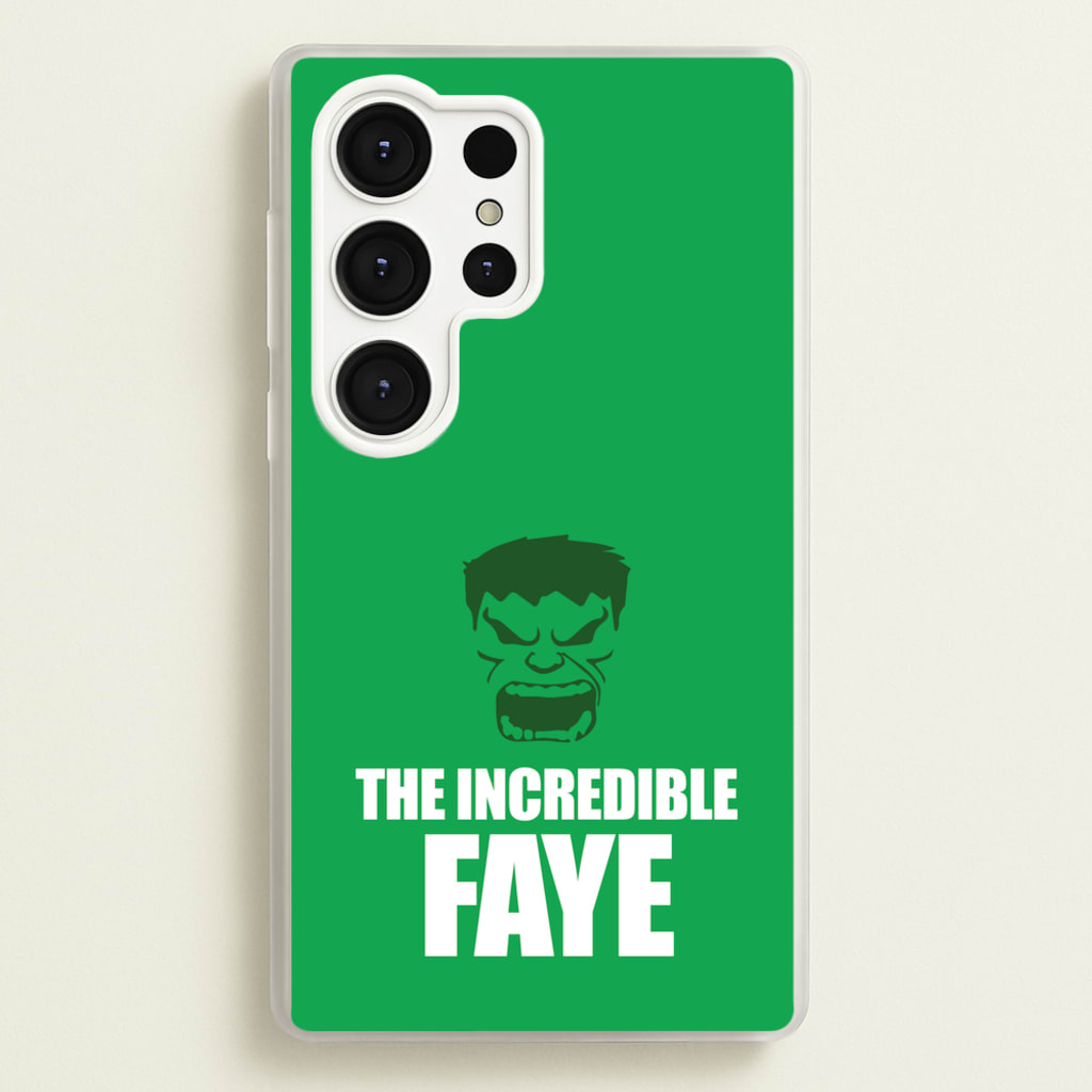 Hulk - Personalised Superhero Comic - Marvel Phone Case for Galaxy S25 Ultra