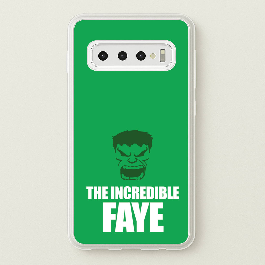 Hulk - Personalised Superhero Comic - Marvel Phone Case for Galaxy S10