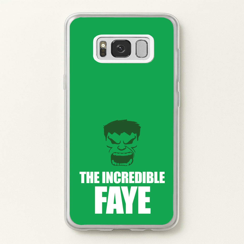 Hulk - Personalised Superhero Comic - Marvel Phone Case for Galaxy S8 Plus