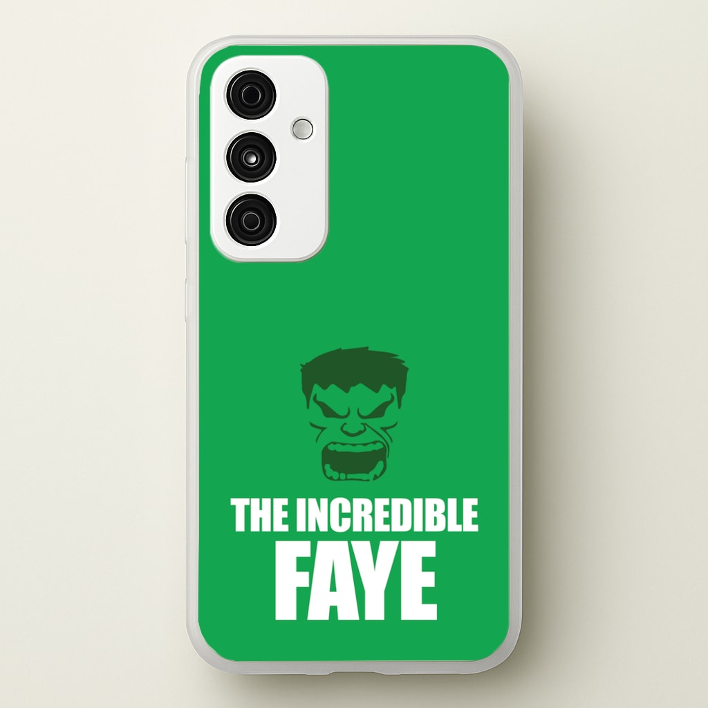 Hulk - Personalised Superhero Comic - Marvel Phone Case for Galaxy A35