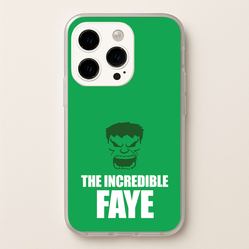 Hulk - Personalised Superhero Comic - Marvel Phone Case for iPhone 14 Pro