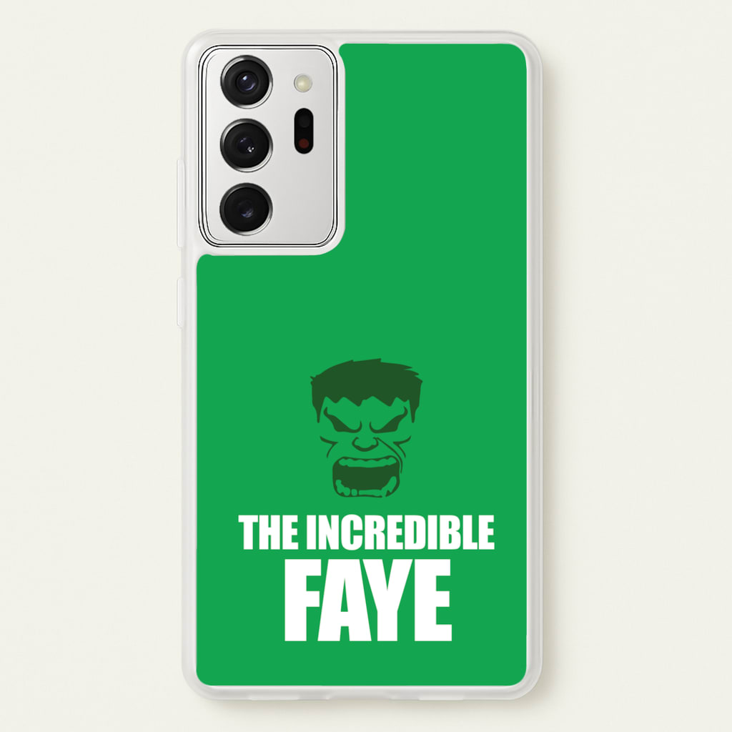 Hulk - Personalised Superhero Comic - Marvel Phone Case for Galaxy Note 20 Ultra