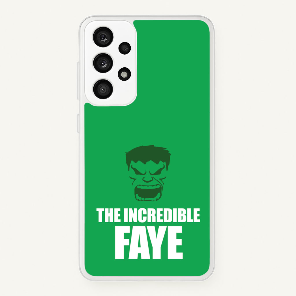 Hulk - Personalised Superhero Comic - Marvel Phone Case for Galaxy A33