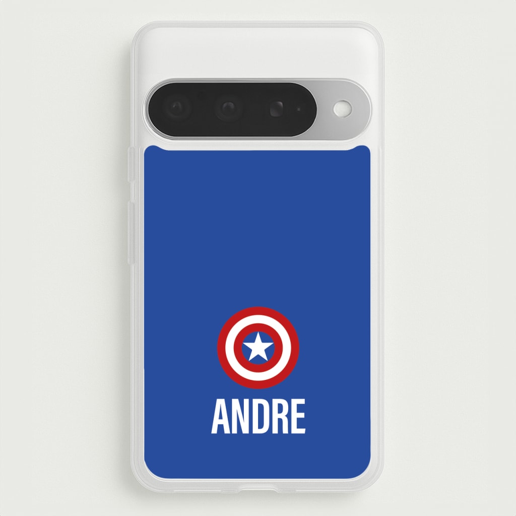 Captain America - Personalised Superhero Comic Phone Case for Google Pixel 10 Pro XL