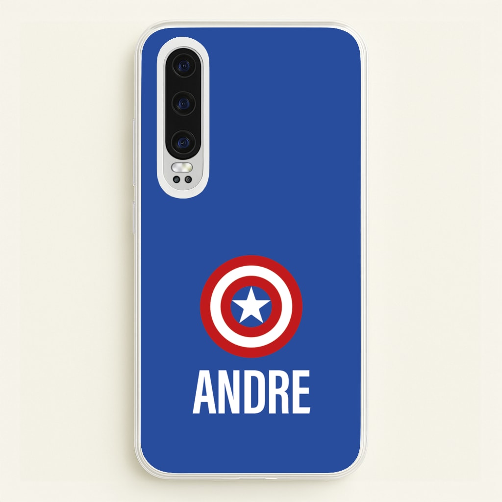 Captain America - Personalised Superhero Comic - Marvel Phone Case for Huawei P30
