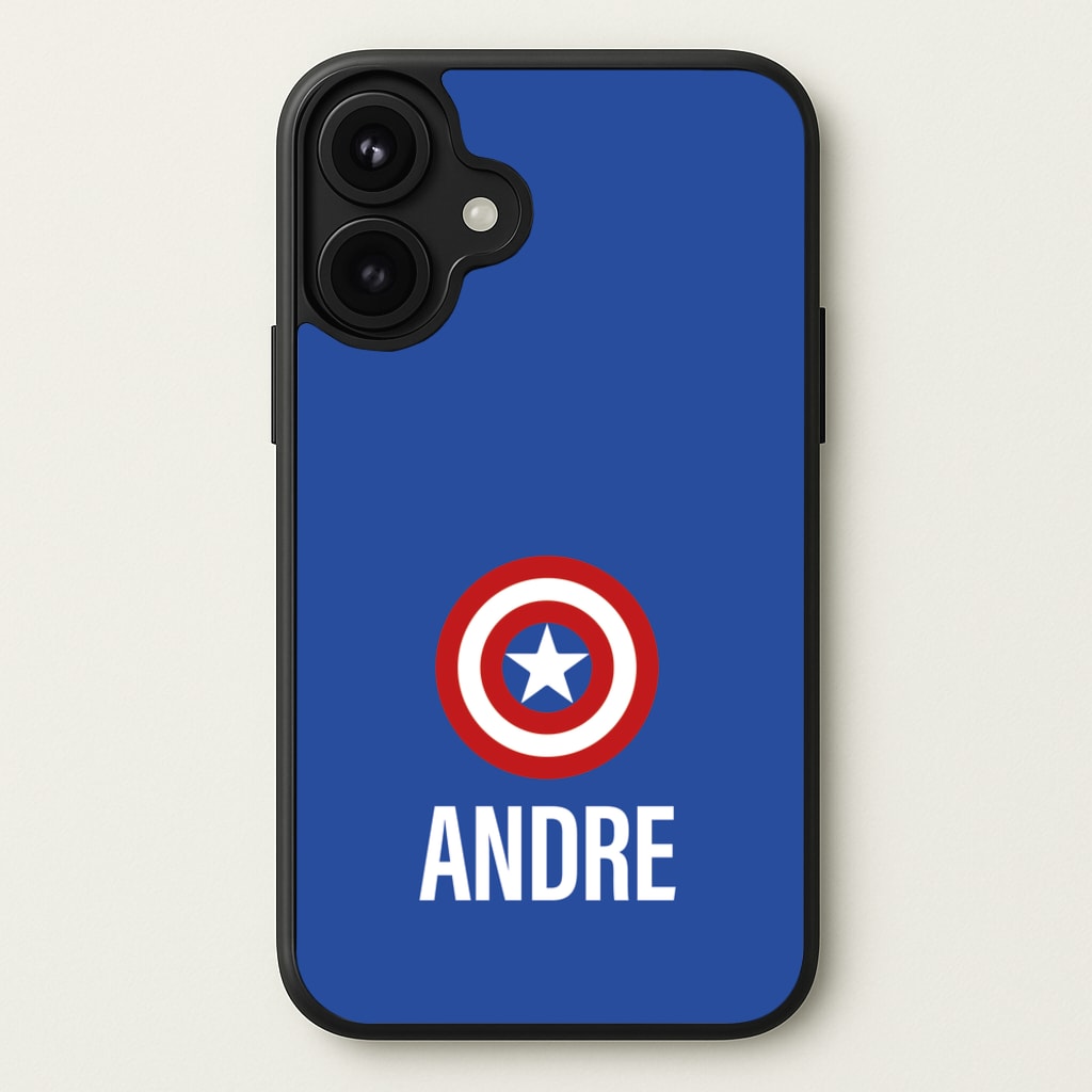 Captain America - Personalised Superhero Comic Phone Case for iPhone 17