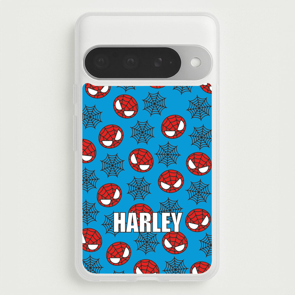 Spiderman And Webs - Personalised Superhero Comic Phone Case for Google Pixel 10 Pro XL
