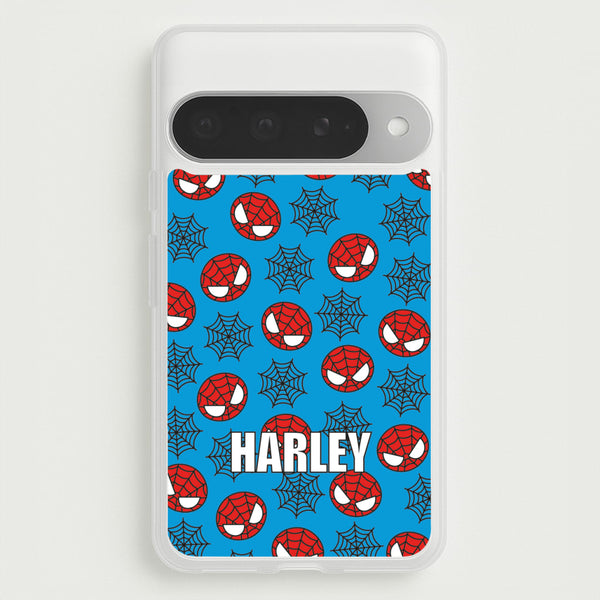 Spiderman And Webs - Personalised Superhero Comic Phone Case for Google Pixel 10 Pro XL