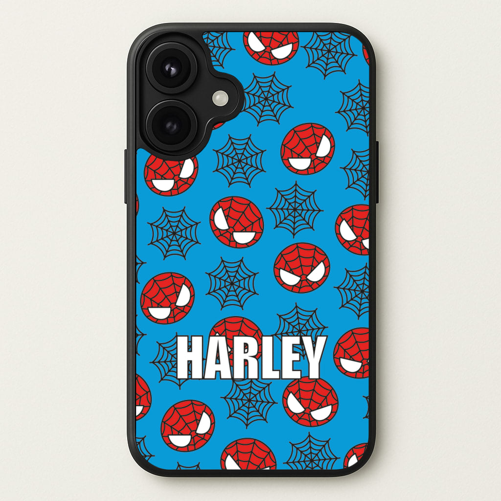 Spiderman And Webs - Personalised Superhero Comic Phone Case for iPhone 17