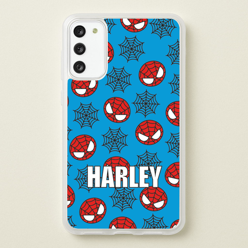 Spiderman And Webs - Personalised Superhero Comic - Marvel Phone Case for Galaxy S20FE