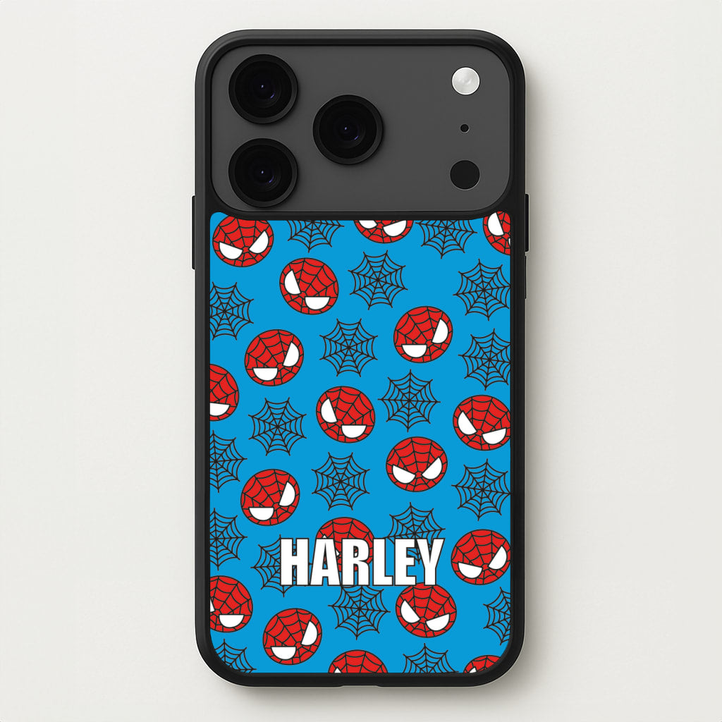 Spiderman And Webs - Personalised Superhero Comic Phone Case for iPhone 17 Pro Max