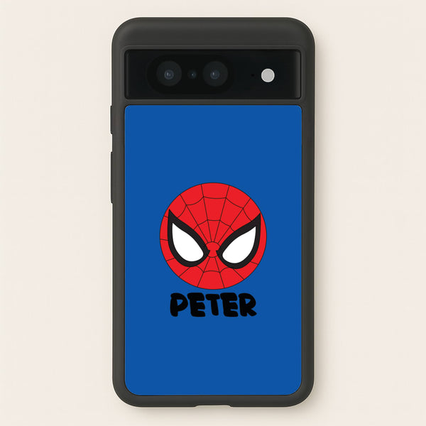 SpiderMan - Personalised Superhero Comic - Marvel Phone Case for Google Pixel 8