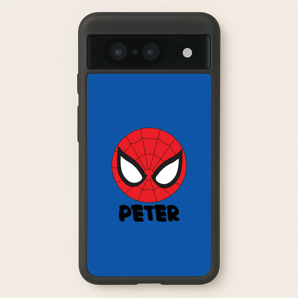 SpiderMan - Personalised Superhero Comic - Marvel Phone Case for Google Pixel 8