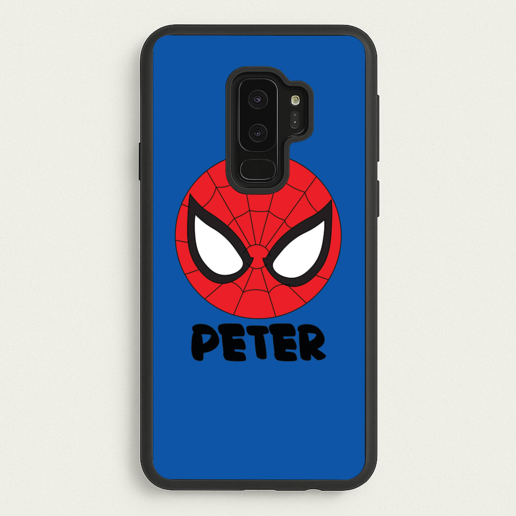 SpiderMan - Personalised Superhero Comic - Marvel Phone Case for Galaxy S9 Plus