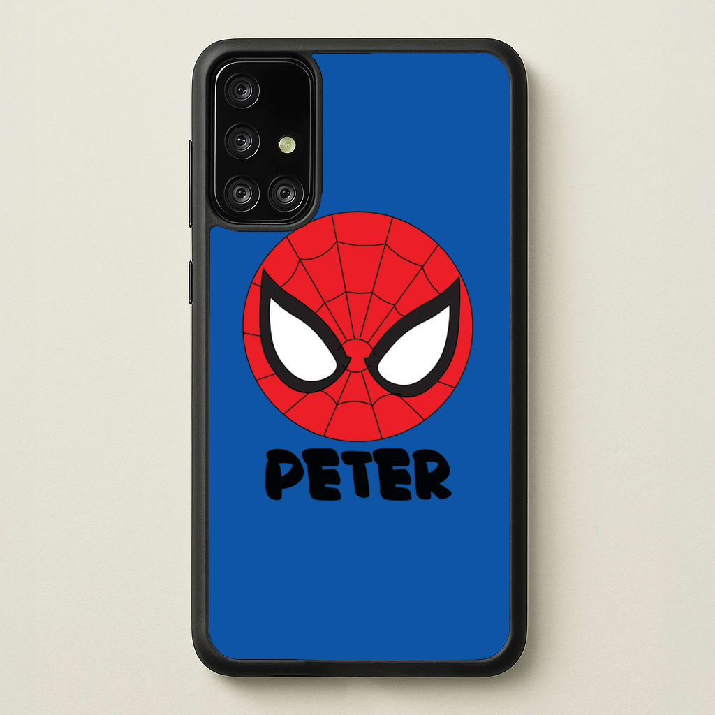 SpiderMan - Personalised Superhero Comic - Marvel Phone Case for Galaxy A71