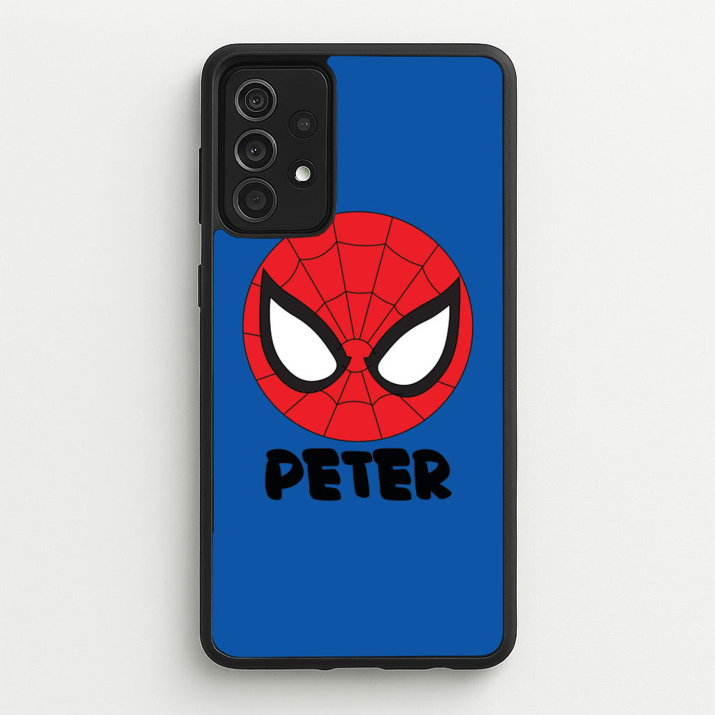 SpiderMan - Personalised Superhero Comic - Marvel Phone Case for Galaxy A52 / A52s
