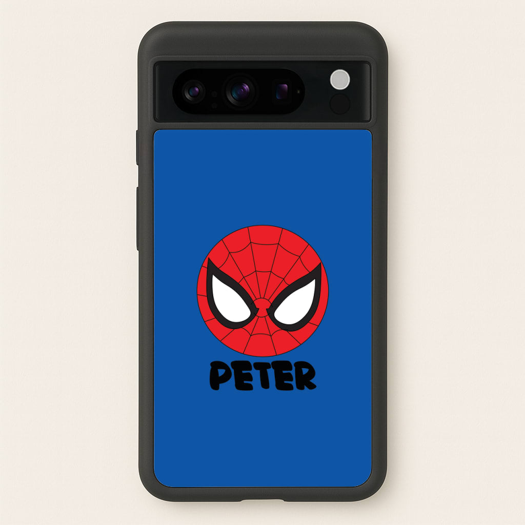 SpiderMan - Personalised Superhero Comic - Marvel Phone Case for Google Pixel 8 Pro