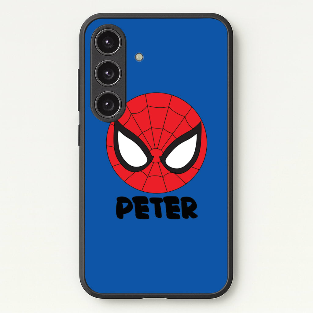 SpiderMan - Personalised Superhero Comic - Marvel Phone Case for Galaxy S24 Plus