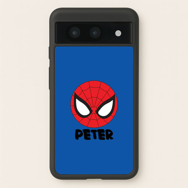 SpiderMan - Personalised Superhero Comic - Marvel Phone Case for Google Pixel 8a