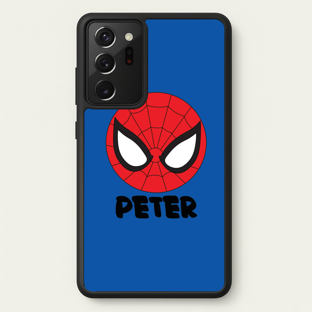 SpiderMan - Personalised Superhero Comic - Marvel Phone Case for Galaxy Note 20 Ultra