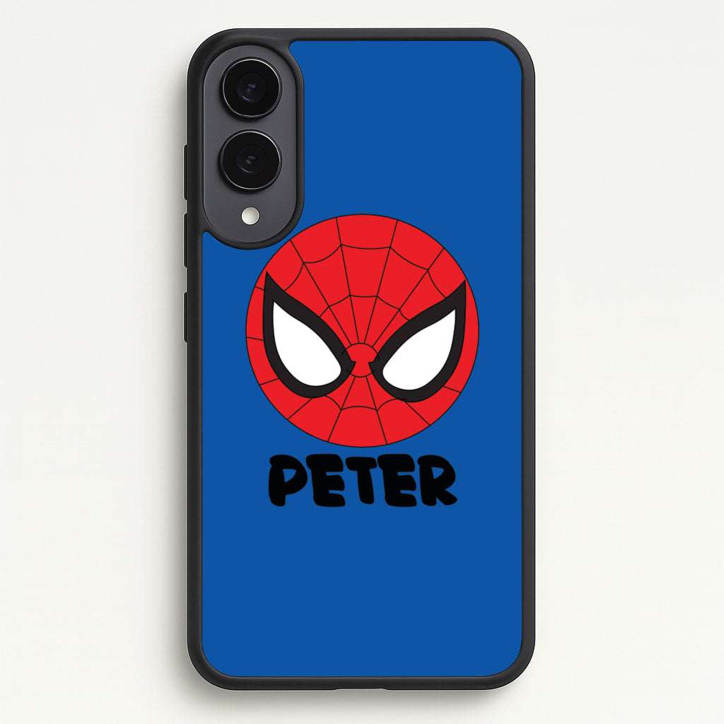 SpiderMan - Personalised Superhero Comic - Marvel Phone Case for Galaxy S25 Edge