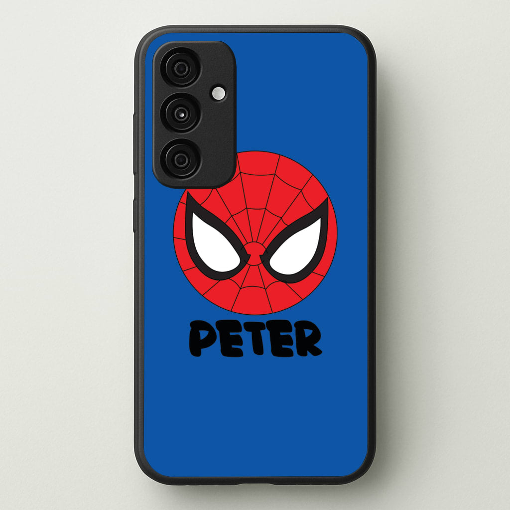 SpiderMan - Personalised Superhero Comic - Marvel Phone Case for Galaxy A35