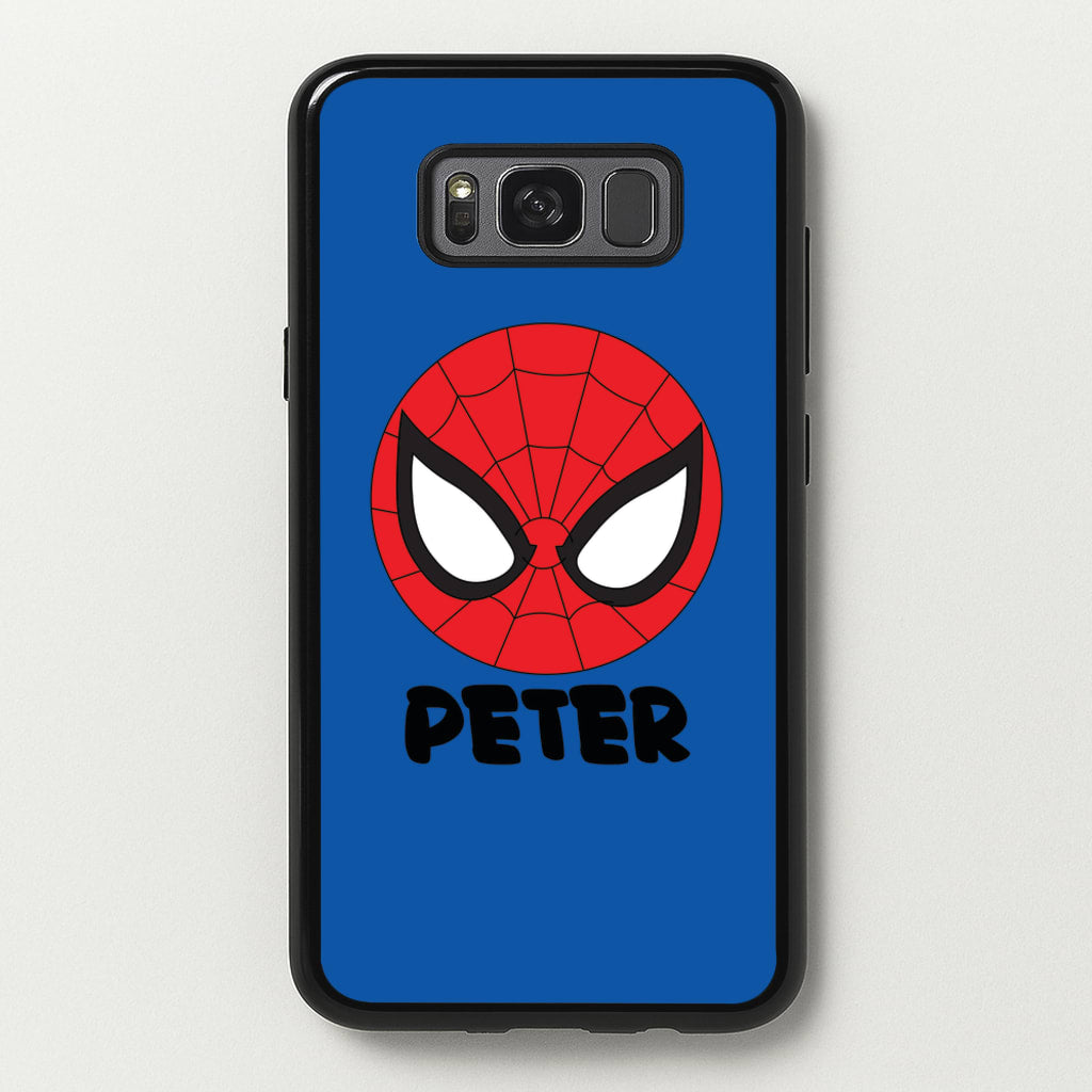 SpiderMan - Personalised Superhero Comic - Marvel Phone Case for Galaxy S8
