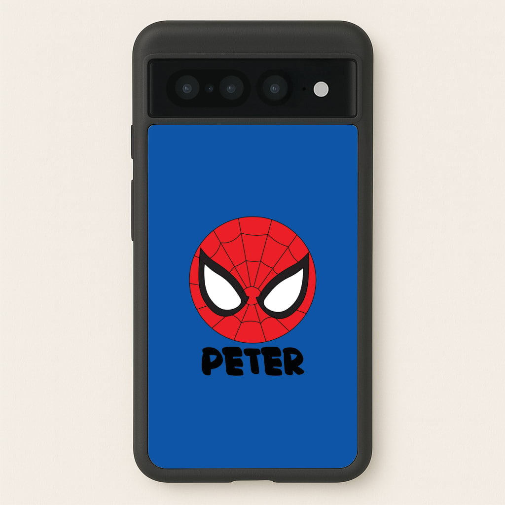 SpiderMan - Personalised Superhero Comic - Marvel Phone Case for Google Pixel 7 Pro