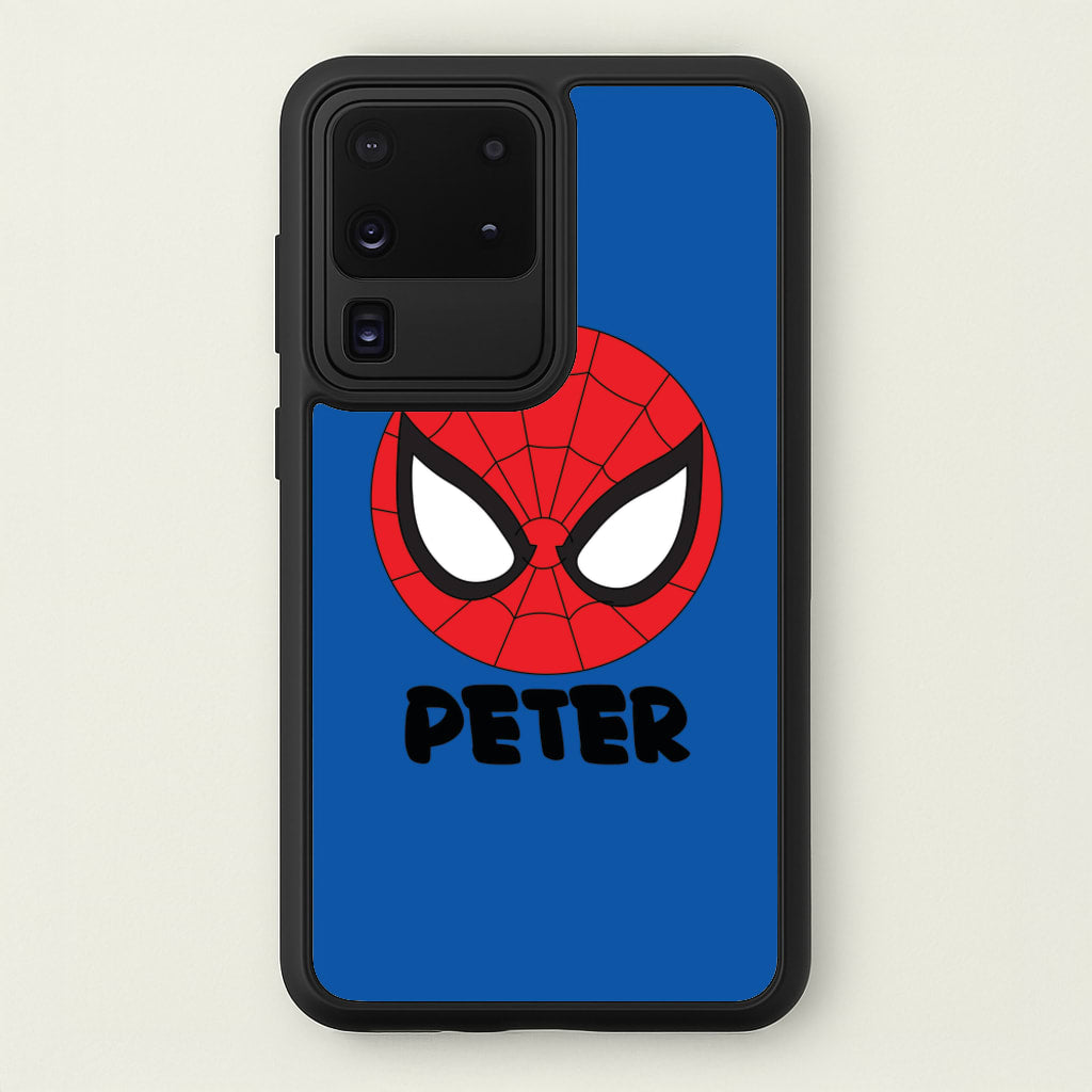 SpiderMan - Personalised Superhero Comic - Marvel Phone Case for Galaxy S20 Ultra