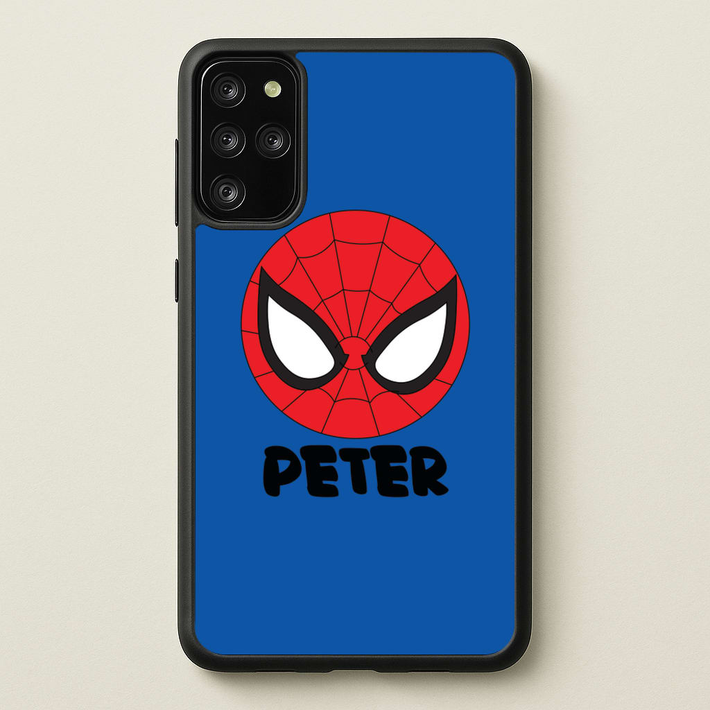 SpiderMan - Personalised Superhero Comic - Marvel Phone Case for Galaxy S20 Plus