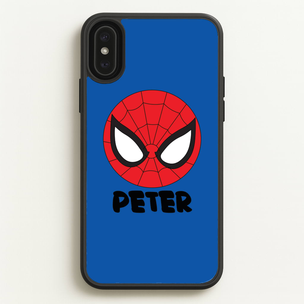 SpiderMan - Personalised Superhero Comic - Marvel Phone Case for iPhone XS Max