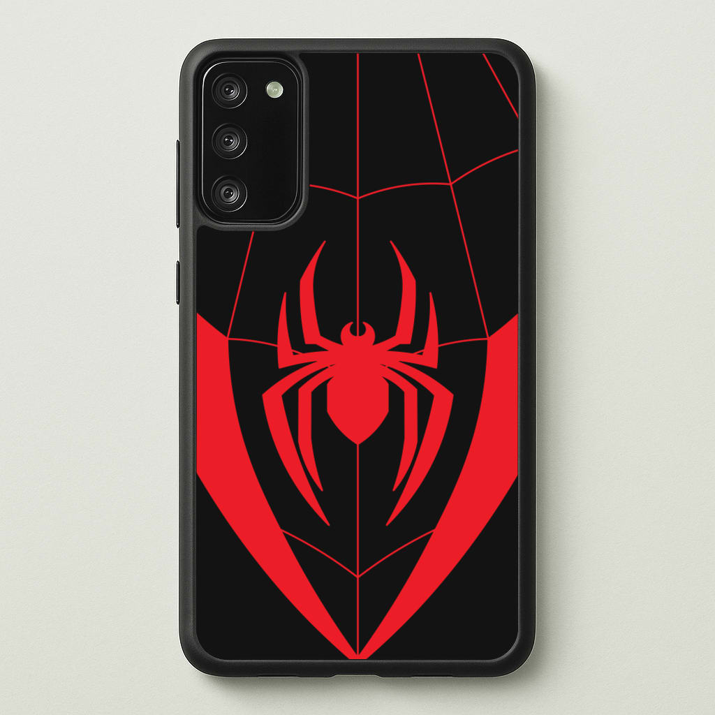 Red And Black Spider Costume - Marvel Phone Case for Galaxy S20