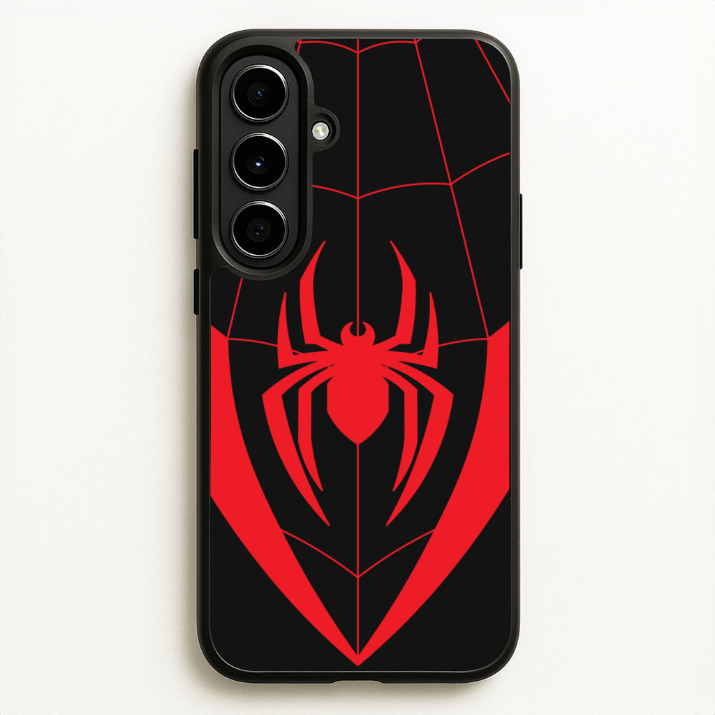 Red And Black Spider Costume - Marvel Phone Case for Galaxy A56