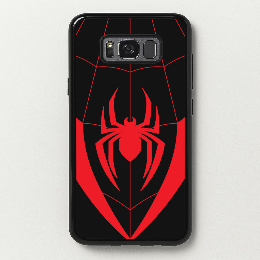 Red And Black Spider Costume - Marvel Phone Case for Galaxy S8 Plus