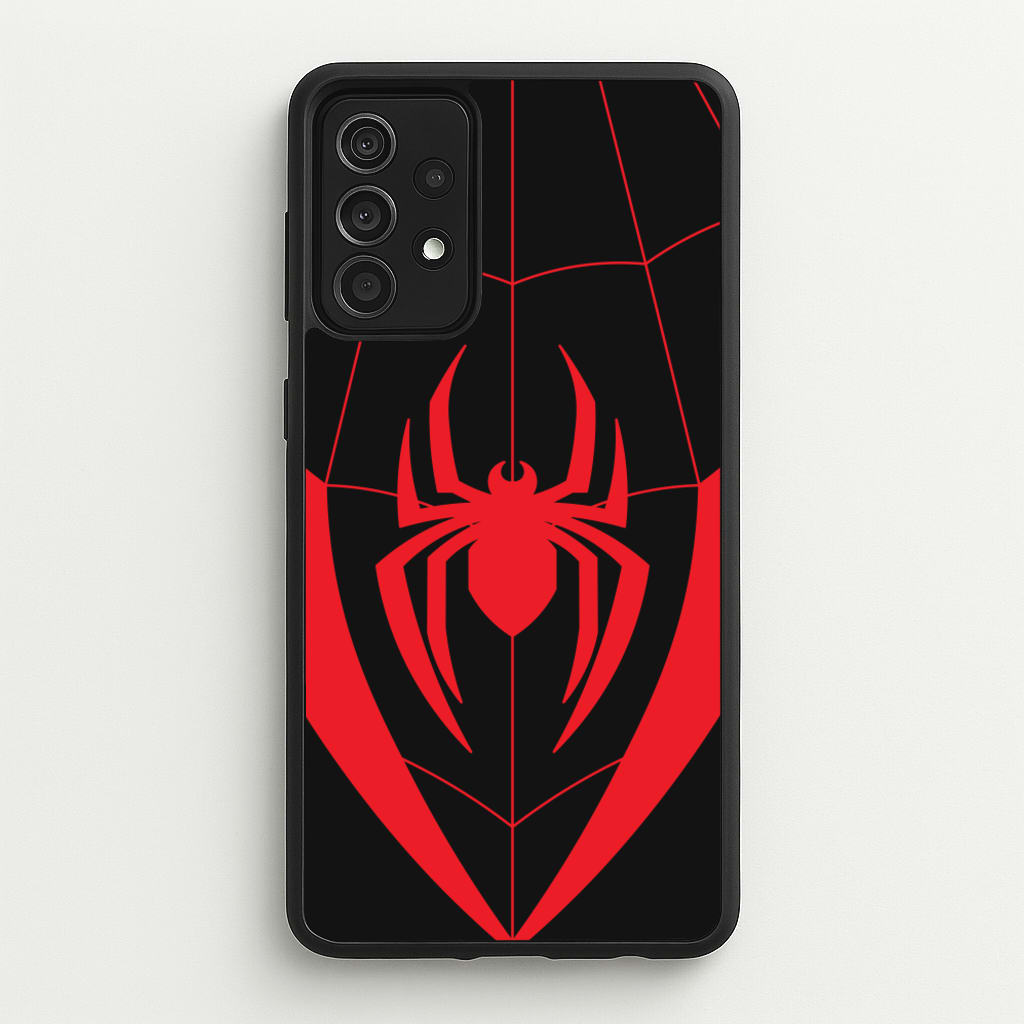 Red And Black Spider Costume - Marvel Phone Case for Galaxy A52 / A52s
