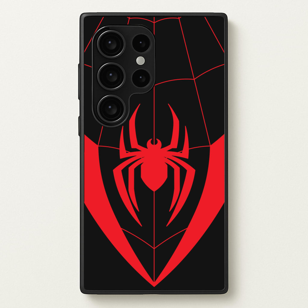 Red And Black Spider Costume - Marvel Phone Case for Galaxy S24 Ultra