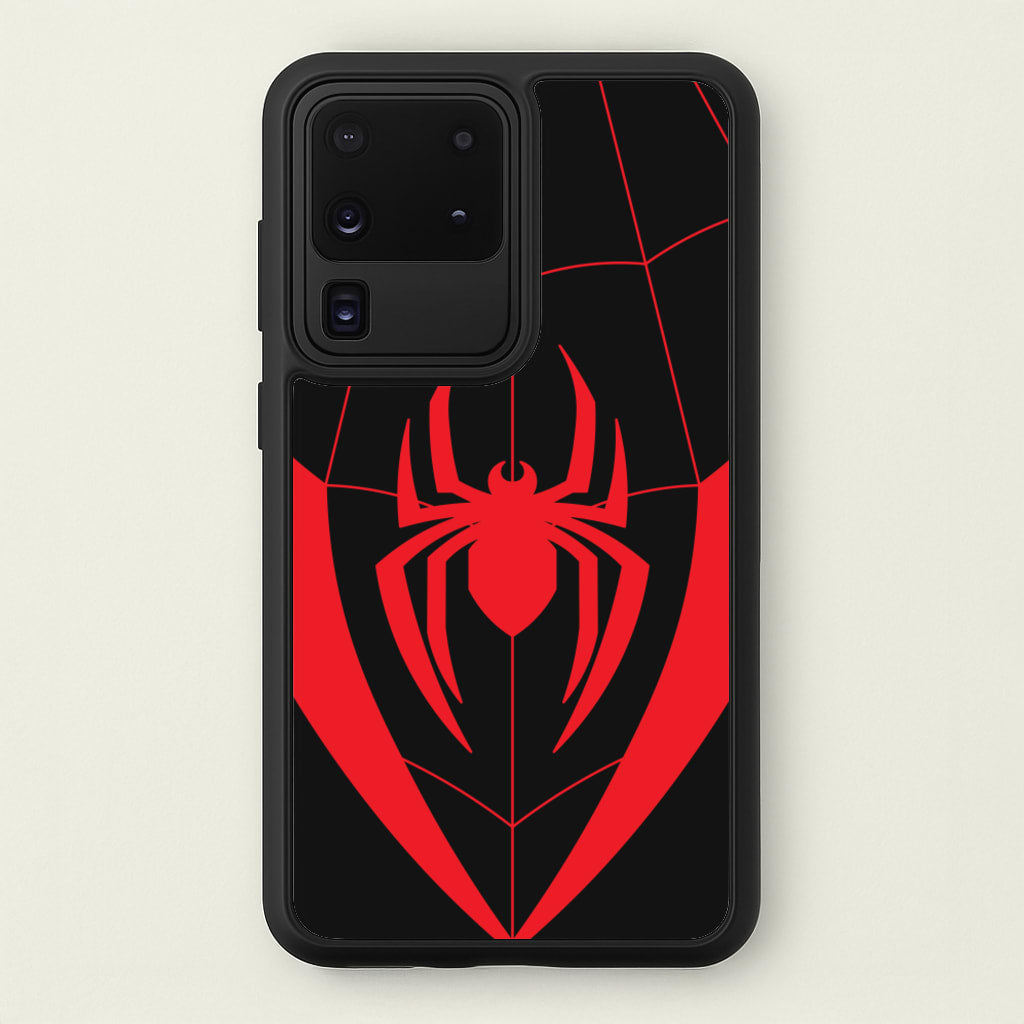 Red And Black Spider Costume - Marvel Phone Case for Galaxy S20 Ultra