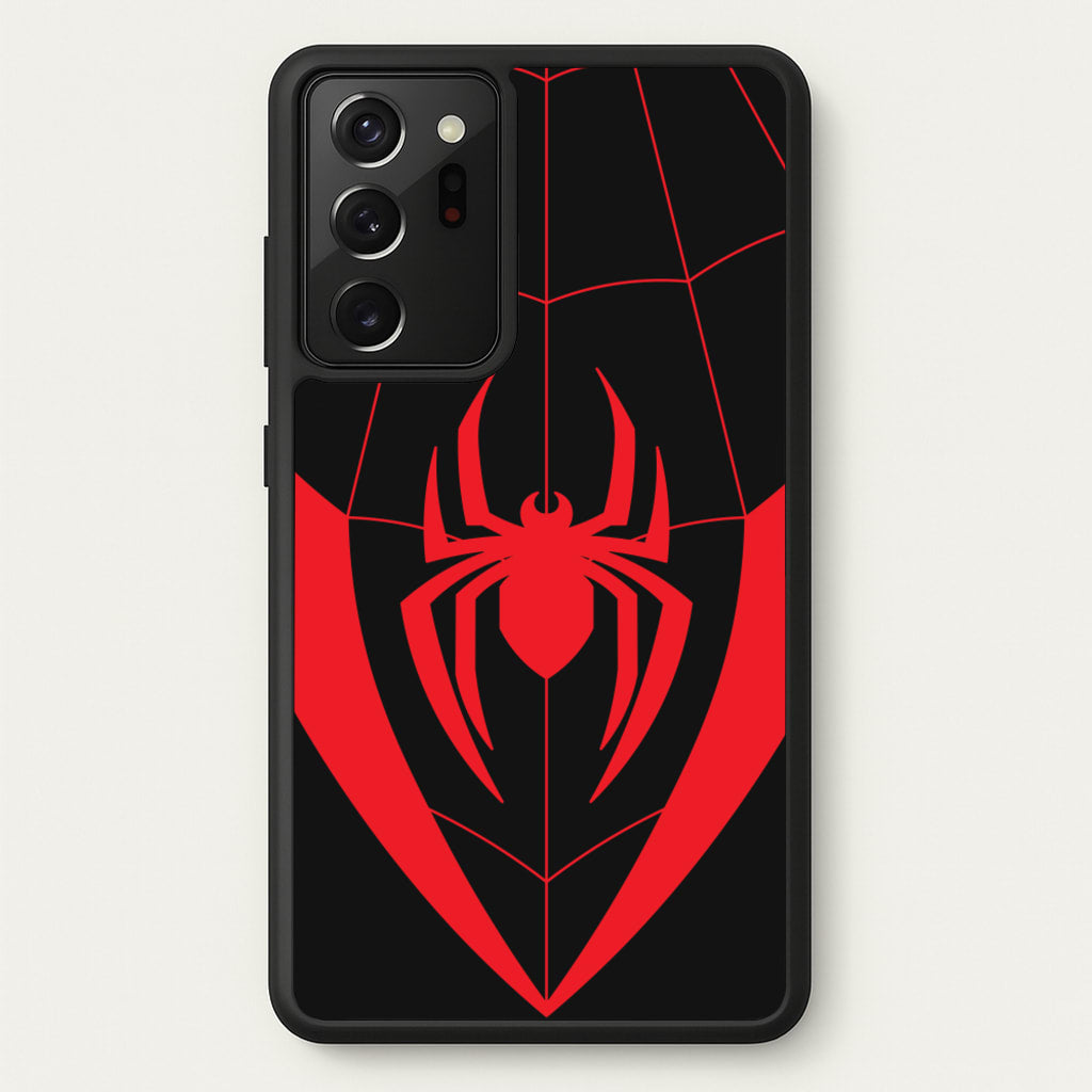 Red And Black Spider Costume - Marvel Phone Case for Galaxy Note 20 Ultra