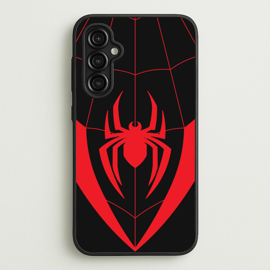 Red And Black Spider Costume - Marvel Phone Case for Galaxy A14