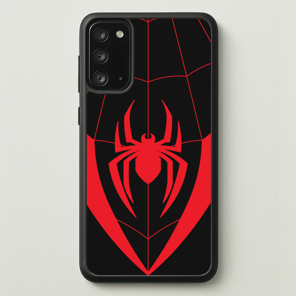 Red And Black Spider Costume - Marvel Phone Case for Galaxy Note 20