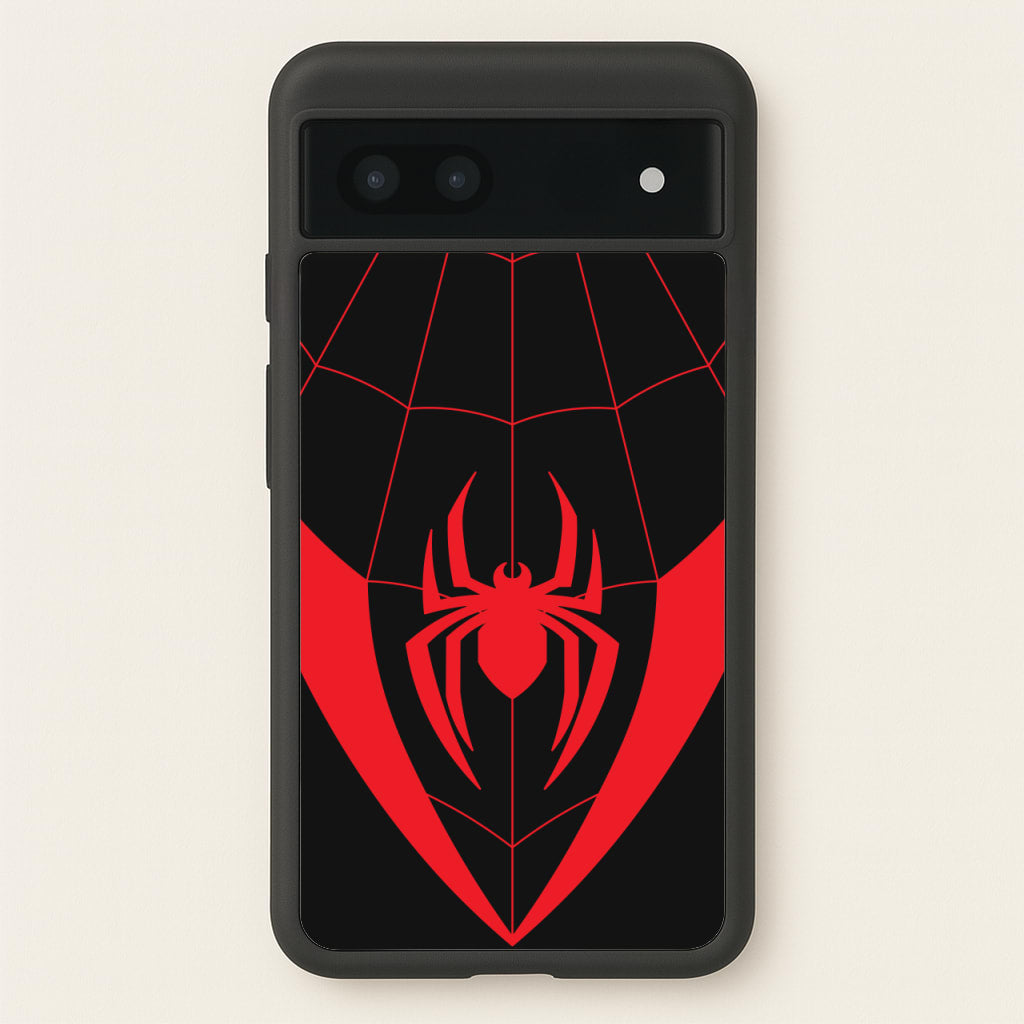 Red And Black Spider Costume - Marvel Phone Case for Google Pixel 7a