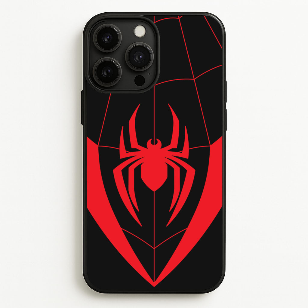 Red And Black Spider Costume - Marvel Phone Case for iPhone 13 Pro Max