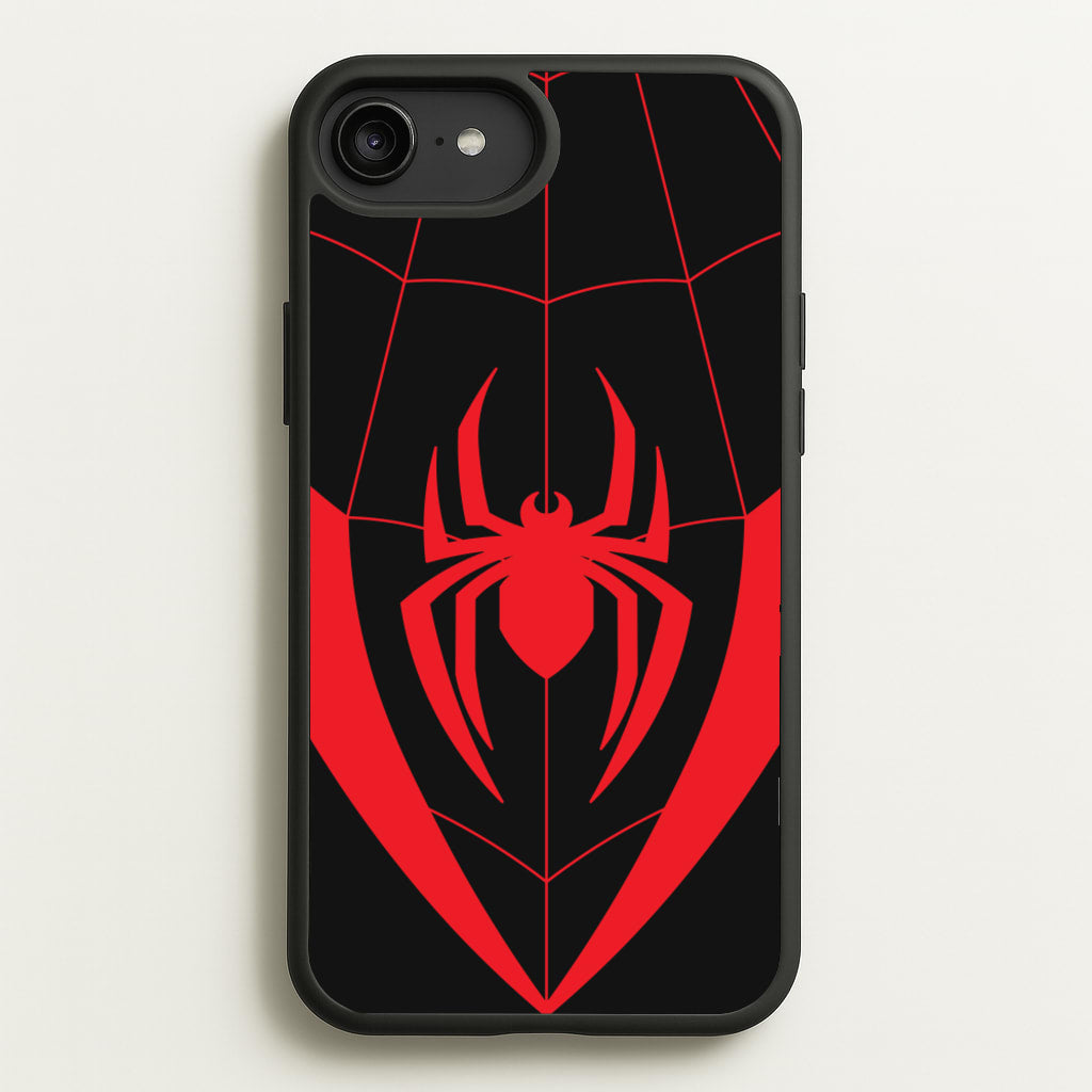 Red And Black Spider Costume - Marvel Phone Case for iPhone 6 Plus / 7 Plus / 8 Plus