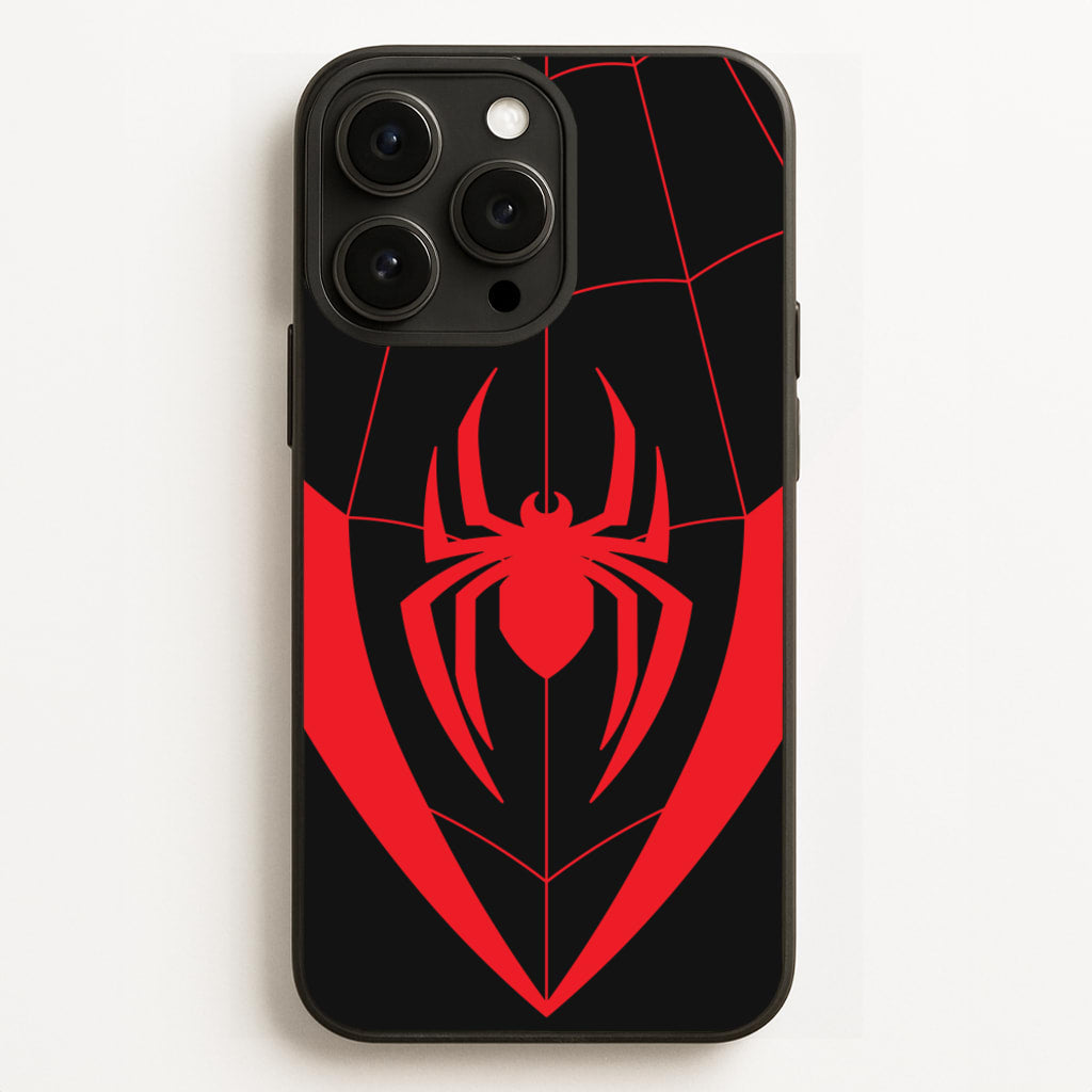 Red And Black Spider Costume - Marvel Phone Case for iPhone 12 Pro Max