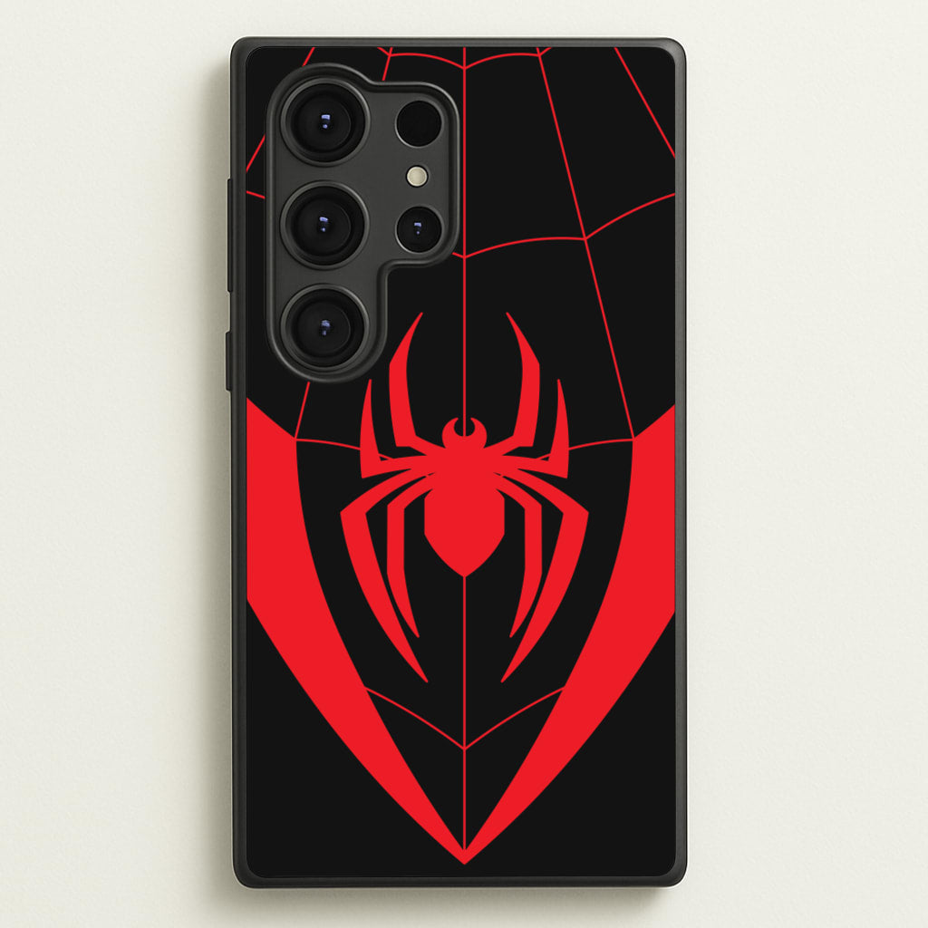 Red And Black Spider Costume - Marvel Phone Case for Galaxy S25 Ultra