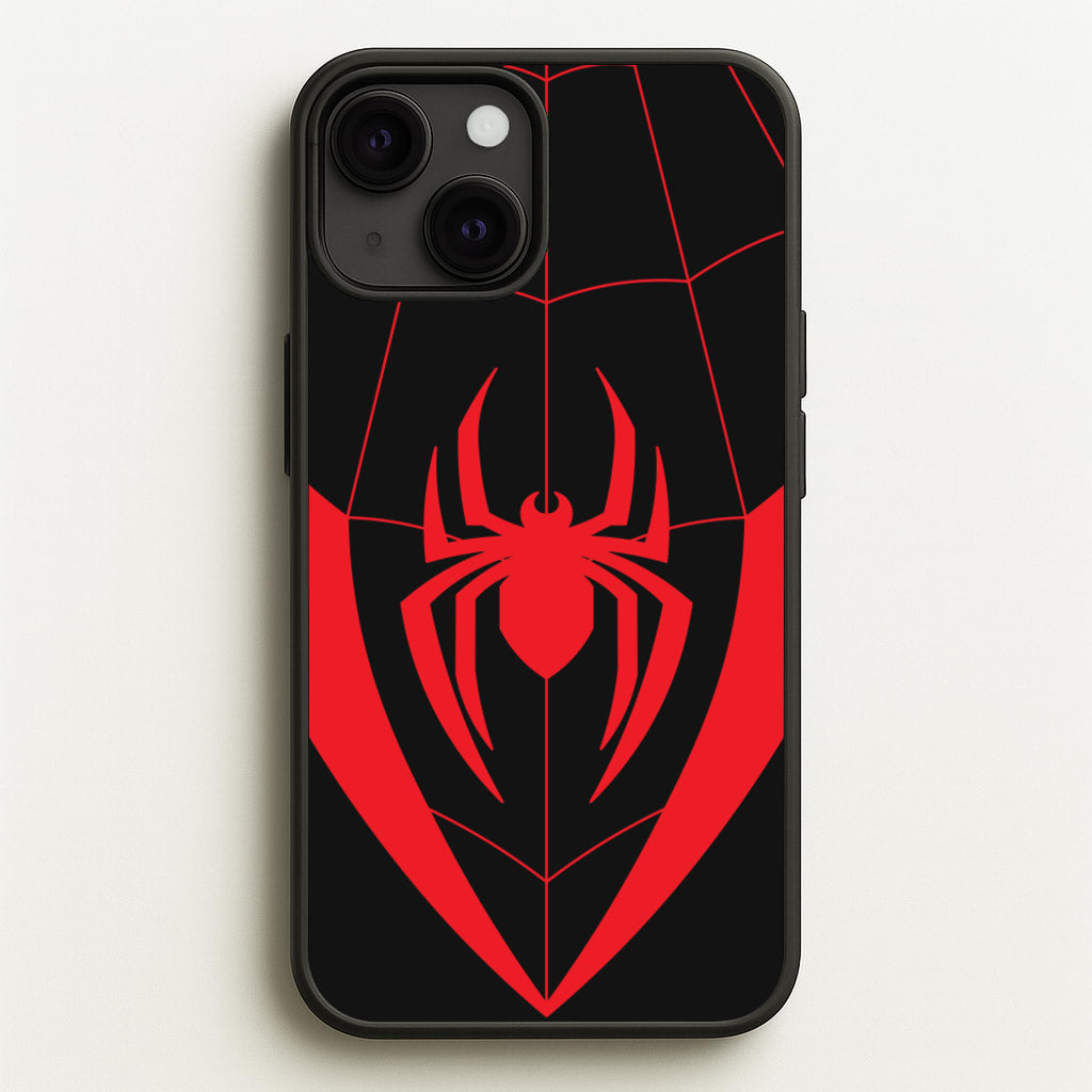 Red And Black Spider Costume - Marvel Phone Case for iPhone 13 Mini