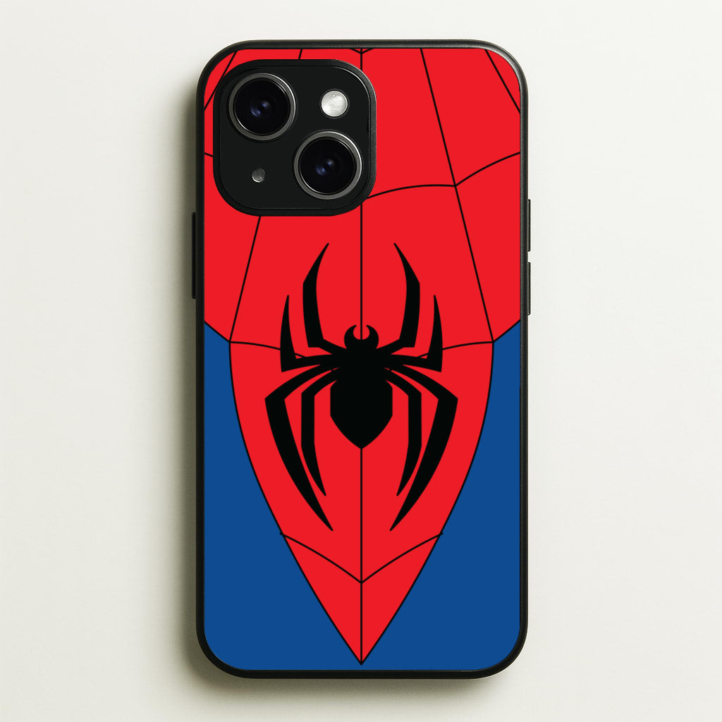 Red And Blue Spider Costume - Marvel Phone Case for iPhone 15