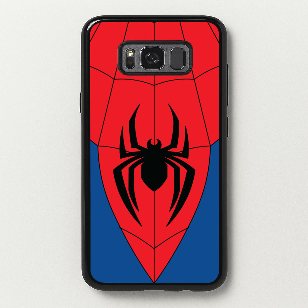 Red And Blue Spider Costume - Marvel Phone Case for Galaxy S8 Plus