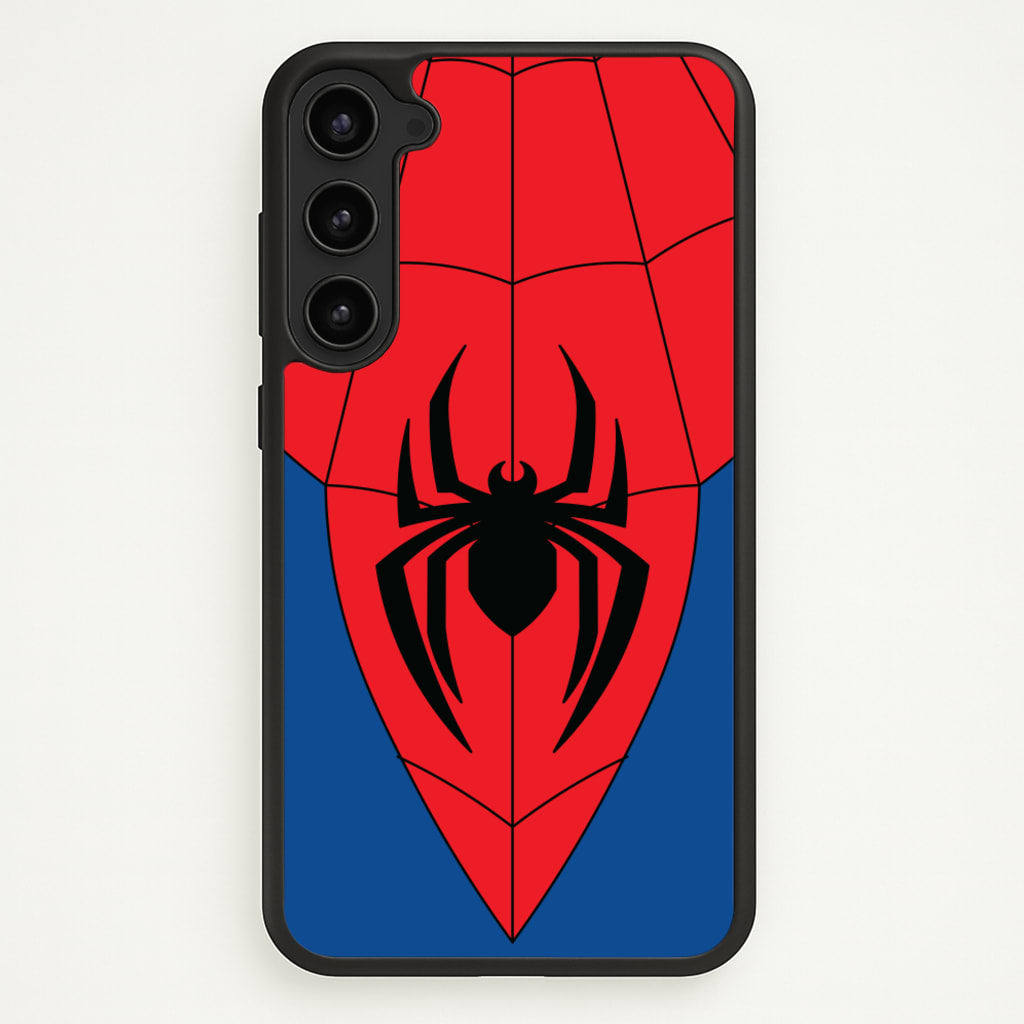 Red And Blue Spider Costume - Marvel Phone Case for Galaxy S23 Plus